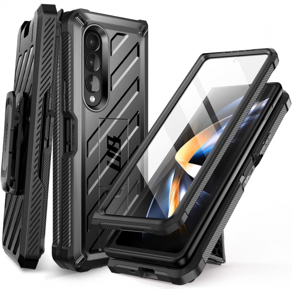 SUPCASE Unicorn Beetle Pro Serisi Samsung Galaxy Z Fold 4 Klf-Black