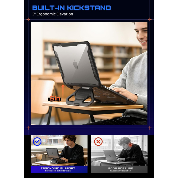 SUPCASE Unicorn Beetle Pro Standl� Laptop K�l�f�