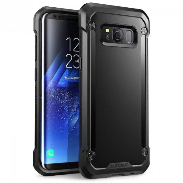 SUPCASE Samsung Galaxy S8 Unicorn Beetle Series Premium Hybrid effaf Klf-Black