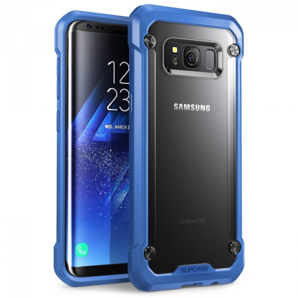 SUPCASE Samsung Galaxy S8 Unicorn Beetle Series Premium Hybrid effaf Klf-Frost Blue