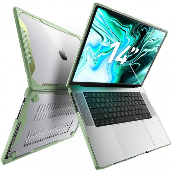 SUPCASE Unicorn Beetle Serisi MacBook Pro Klf (14 in)-Green
