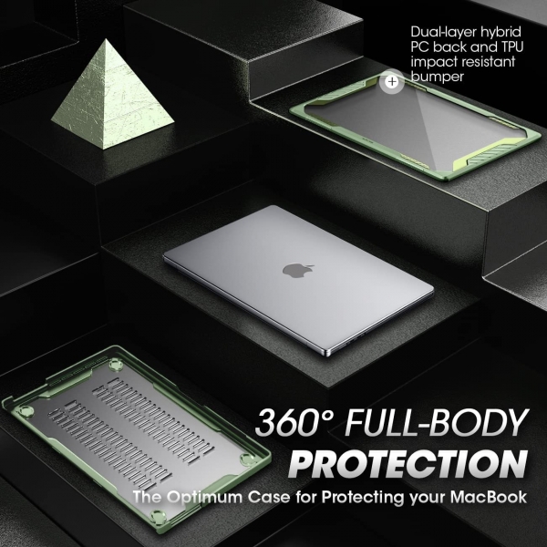 SUPCASE Unicorn Beetle Serisi MacBook Pro Klf (14 in)-Green
