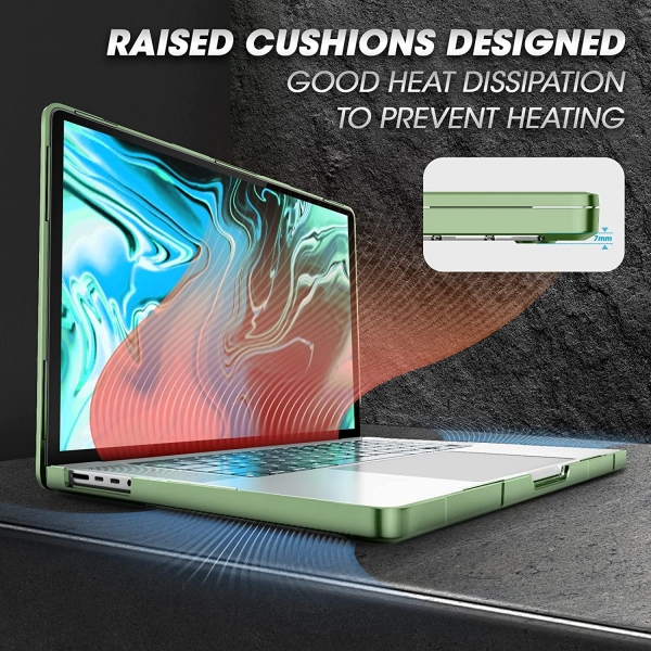 SUPCASE Unicorn Beetle Serisi MacBook Pro Klf (14 in)-Green