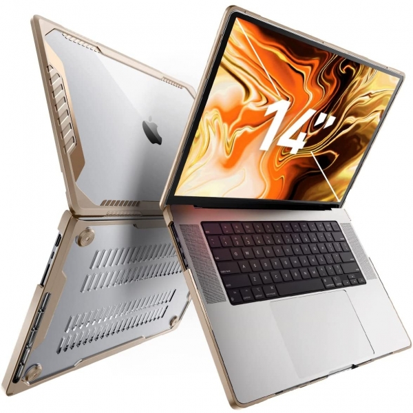 SUPCASE Unicorn Beetle Serisi MacBook Pro Klf (14 in)-Tan