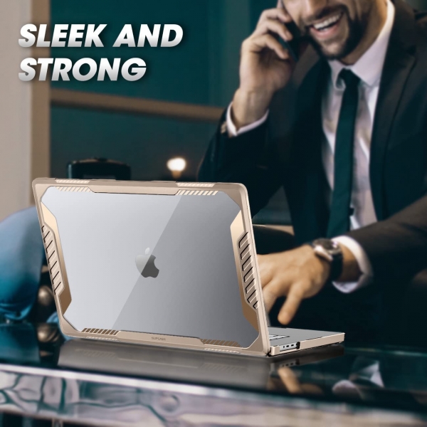 SUPCASE Unicorn Beetle MacBook Pro M4 Klf (14 in)-Tan