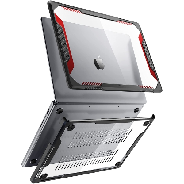 SUPCASE Unicorn Beetle Serisi MacBook Pro Klf (14 in)-Black Red