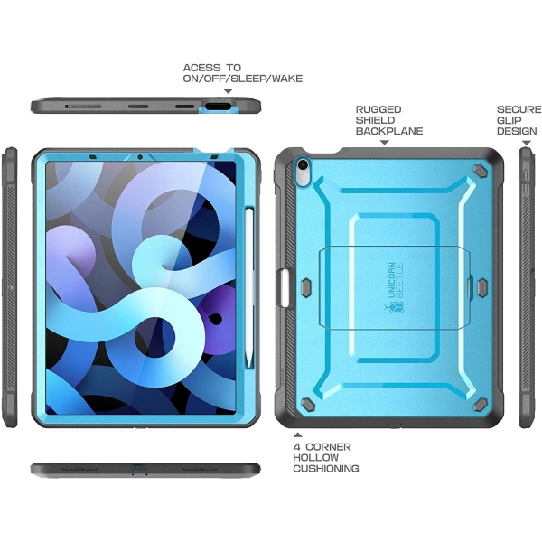 SUPCASE iPad Air Unicorn Bettle Pro Serisi Klf (10.9 in)-Blue