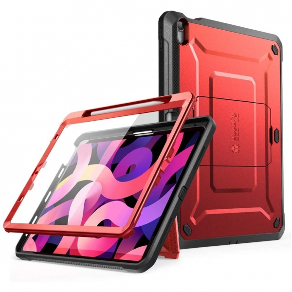 SUPCASE iPad Air Unicorn Bettle Pro Serisi Klf (10.9 in)-Metallic Red