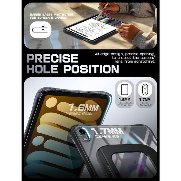 SUPCASE iPad Mini 7 Standl UB Prism Klf-Black