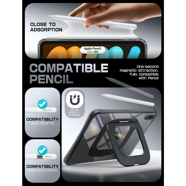 SUPCASE iPad Mini 7 Standl UB Prism Klf-Black