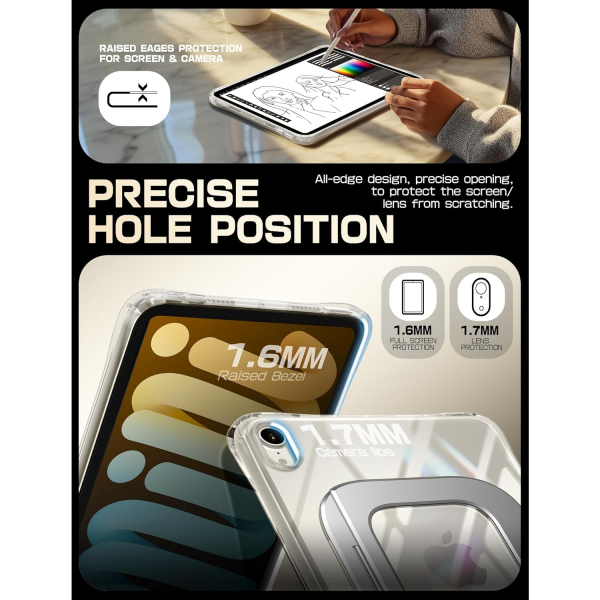 SUPCASE iPad Mini 7 Standl UB Prism Klf-Clear