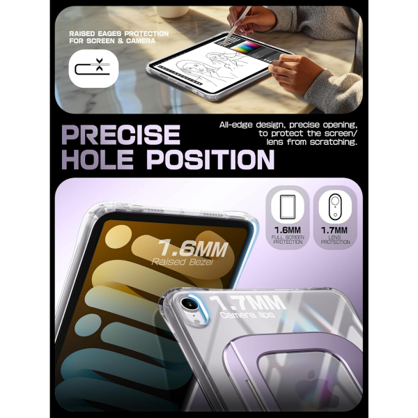 SUPCASE iPad Mini 7 Standl UB Prism Klf-Purple