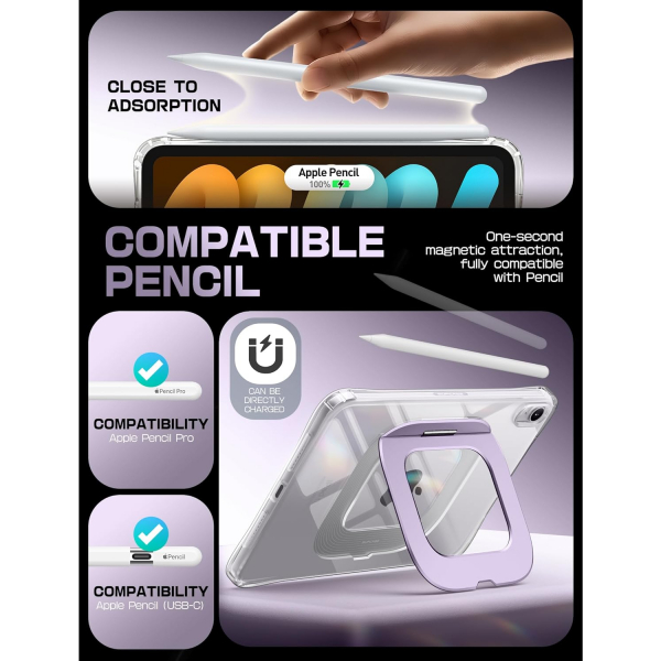 SUPCASE iPad Mini 7 Standl UB Prism Klf-Purple