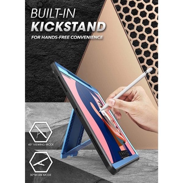 SUPCASE iPad Pro UB Pro Kalem Blmeli Klf (11 in)(2.Nesil)-Slate Blue