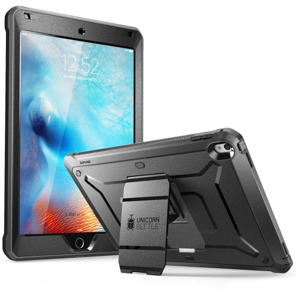 SUPCASE iPad Pro Unicorn Beetle PRO Seri Klf (9.7 in)-Black-Black