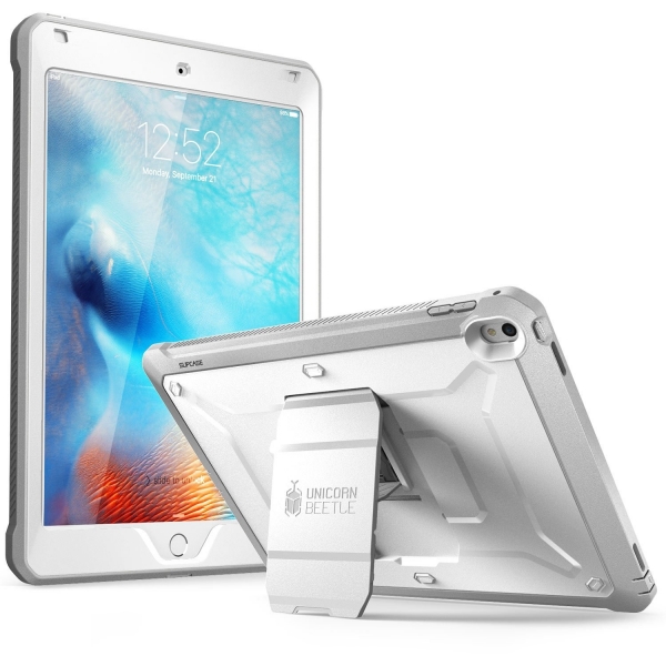 SUPCASE iPad Pro Unicorn Beetle PRO Seri Klf (9.7 in)-White-Gray