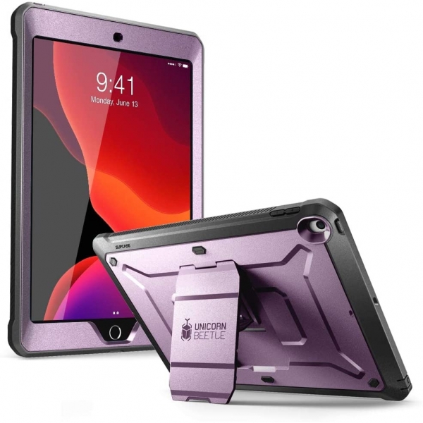 SUPCASE iPad Unicorn Beetle Pro Serisi Kılıf (10.2inç)(7.Nesil)-Purple