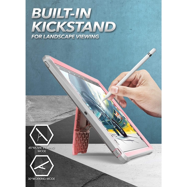 SUPCASE iPad Unicorn Beetle Pro Serisi Kılıf (10.2inç)(7.Nesil)-Rose Gold
