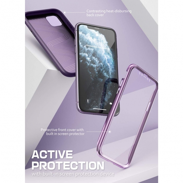 SUPCASE iPhone 11 Unicorn Beetle Maze Serisi Klf-Purple