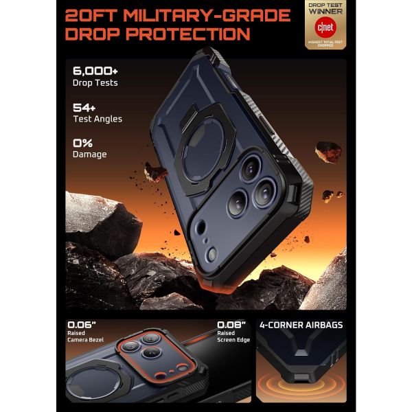SUPCASE iPhone 17 Pro Max UB Grip Rugged MagSafe K�l�f-Black