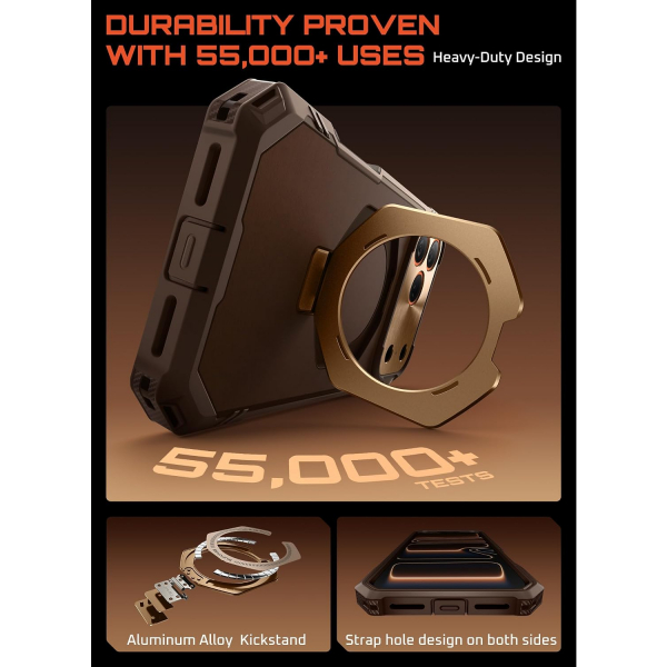 SUPCASE iPhone 17 Pro Max UB Grip Rugged MagSafe K�l�f-Brown