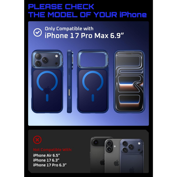 SUPCASE Apple iPhone 17 Pro Max UB Mag Klf-Azure
