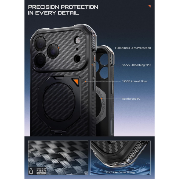 SUPCASE iPhone 18 Pro Max 360 Standl� K�l�f