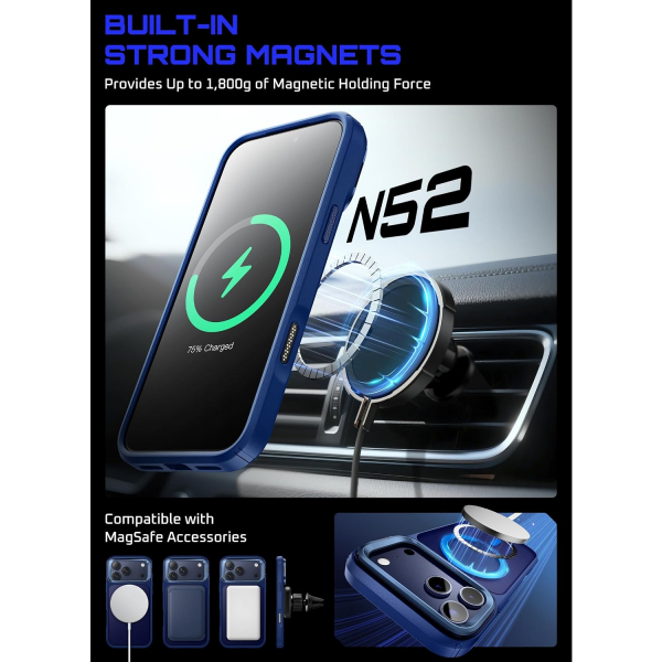 SUPCASE iPhone 18 Pro Max Standl� K�l�f-Azure