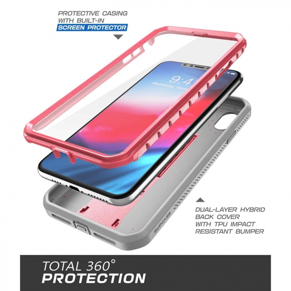 SUPCASE iPhone XR Unicorn Beetle Pro Serisi Klf-Pink