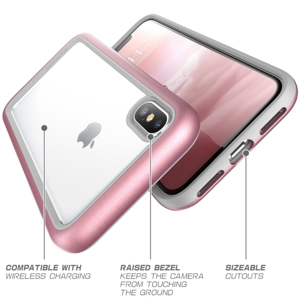 SUPCASE iPhone XS / X Unicorn Beetle Klf-Rose Gold