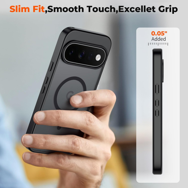 SUPFINE Google Pixel 11 Pro Manyetik K�l�f-Black