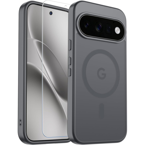 SUPFINE Google Pixel 11 Pro Manyetik K�l�f-Titanium Gray