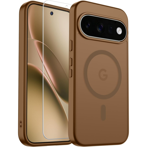 SUPFINE Google Pixel 11 Pro Manyetik K�l�f-Brown