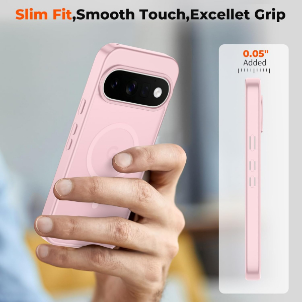 SUPFINE Google Pixel 11 Pro Manyetik K�l�f-Pink