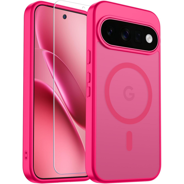 SUPFINE Google Pixel 11 Pro Manyetik K�l�f-Hot Pink