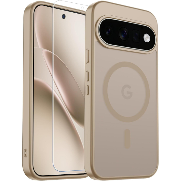 SUPFINE Google Pixel 11 Pro Manyetik K�l�f-Pink Gold