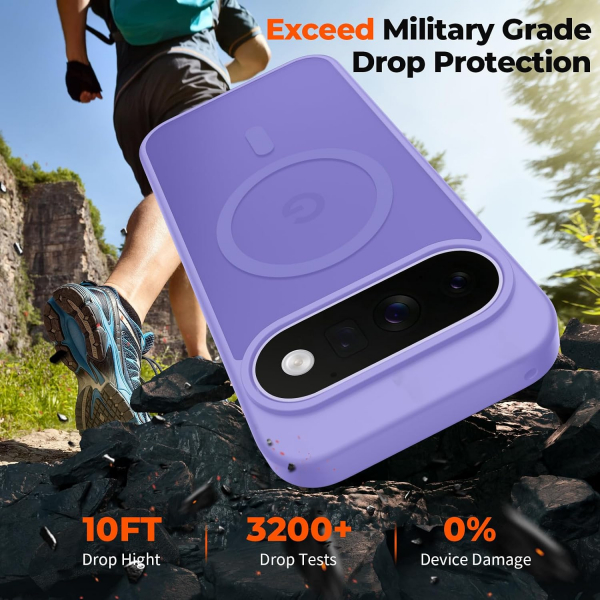 SUPFINE Google Pixel 11 Pro Manyetik K�l�f-Purple