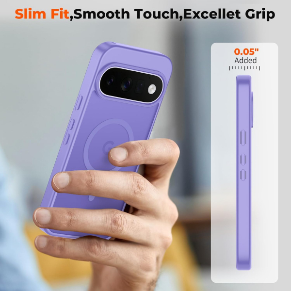 SUPFINE Google Pixel 11 Pro Manyetik K�l�f-Purple