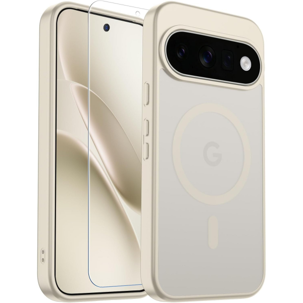 SUPFINE Google Pixel 11 Pro Manyetik K�l�f-Stone