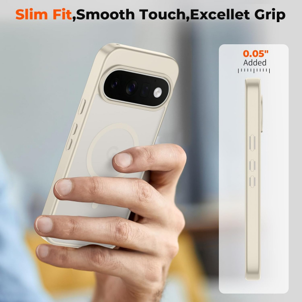 SUPFINE Google Pixel 11 Pro Manyetik K�l�f-Stone