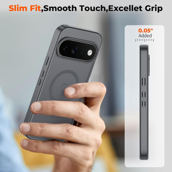 SUPFINE Google Pixel 11 Pro XL Manyetik K�l�f -Titanium Gray