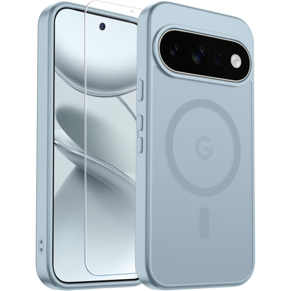 SUPFINE Google Pixel 11 Pro XL Manyetik K�l�f -Sliver Blue
