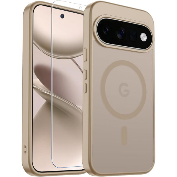 SUPFINE Google Pixel 11 Pro XL Manyetik K�l�f -Pink Gold
