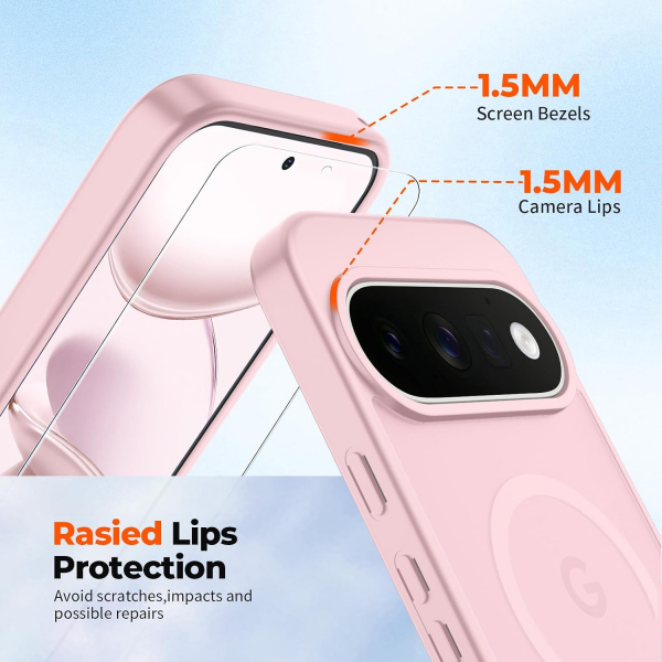 SUPFINE Google Pixel 11 Pro XL Manyetik K�l�f -Pink