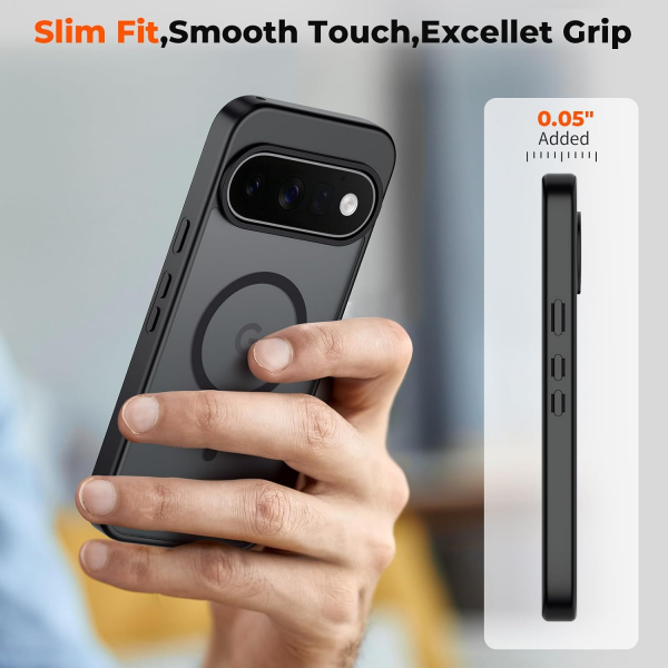 SUPFINE Google Pixel 11 Pro XL Manyetik K�l�f -Black
