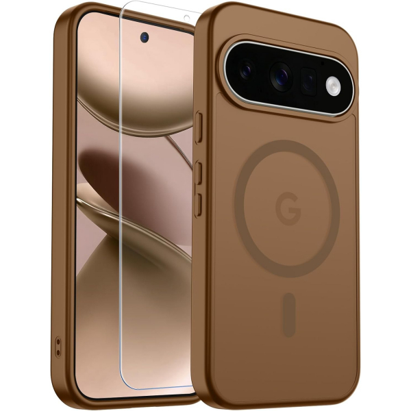 SUPFINE Google Pixel 11 Pro XL Manyetik K�l�f -Brown