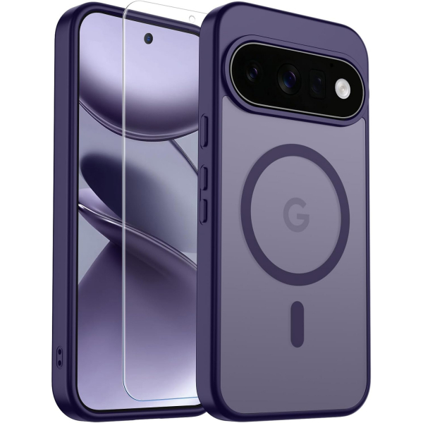 SUPFINE Google Pixel 11 Pro XL Manyetik K�l�f -Dark Purple