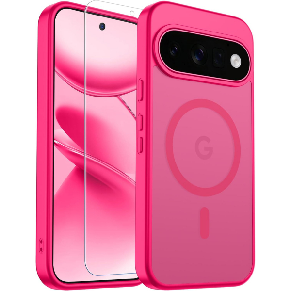 SUPFINE Google Pixel 11 Pro XL Manyetik K�l�f -Hot Pink