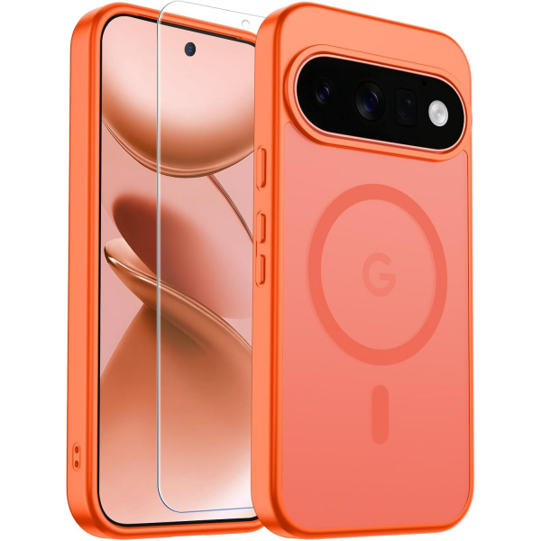 SUPFINE Google Pixel 11 Pro XL Manyetik K�l�f -Orange