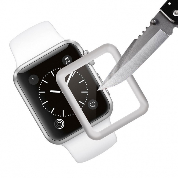SUPTMAX Apple Watch Cam Ekran Koruyucu (38 mm)-Silver